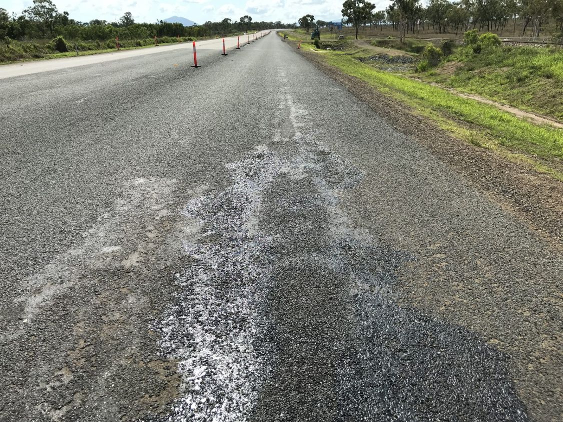 New overtaking lane on the Bruce Highway near Bowen